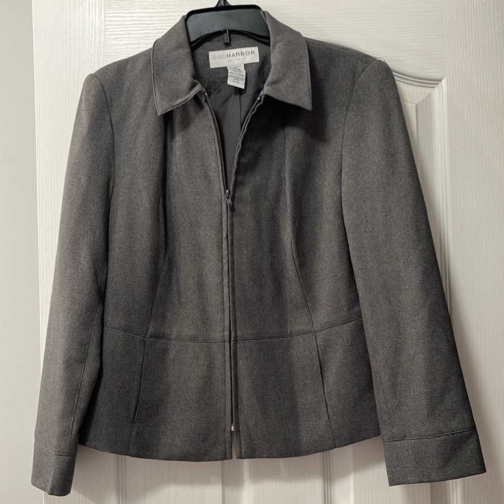 Sag Harbor ladies gray jacket